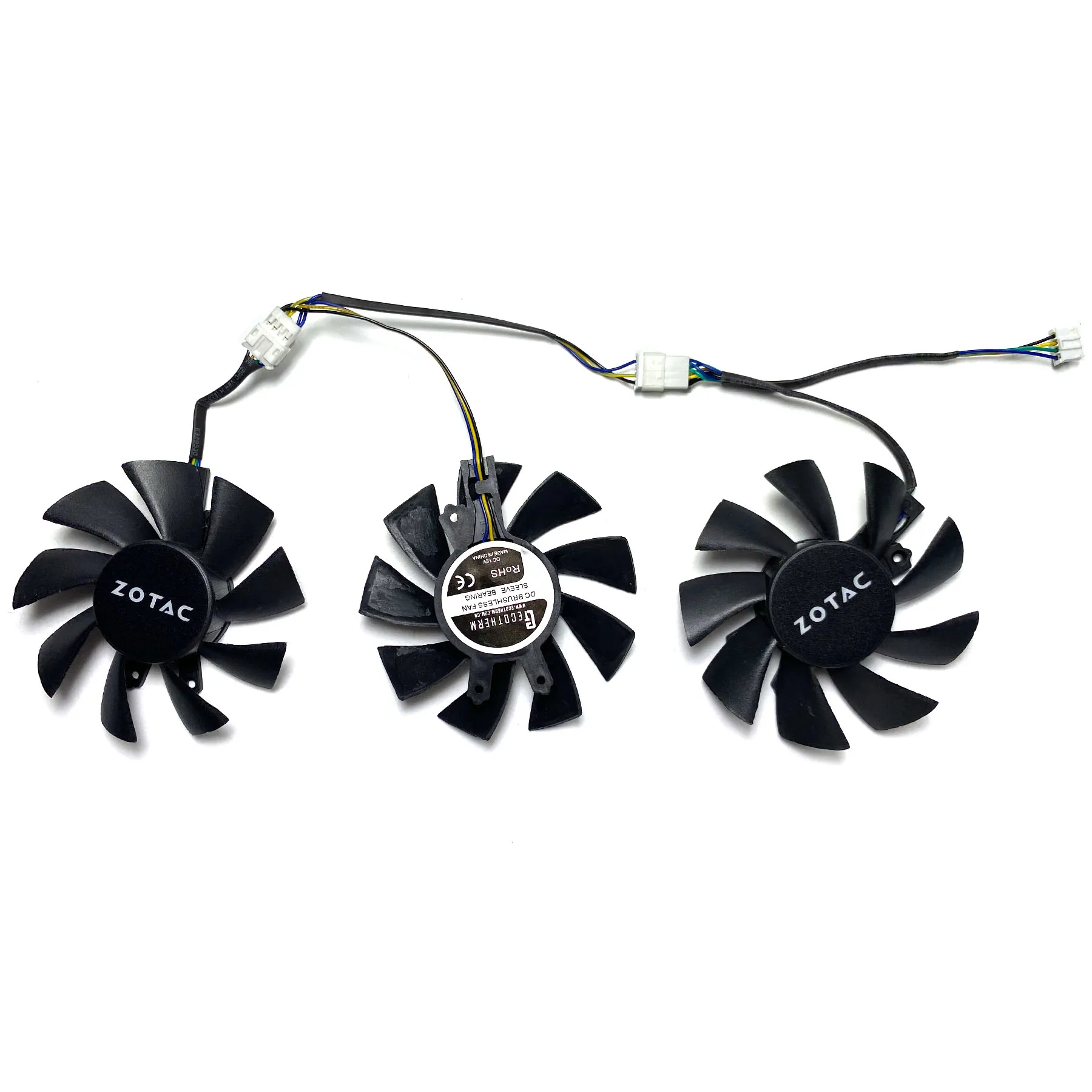 Ventilador de repuesto para tarjeta gráfica ZOTAC GeForce GTX1660 1660ti RTX2060 2060 SUPER Thunderbolt OC HA, nuevo - imagen 5