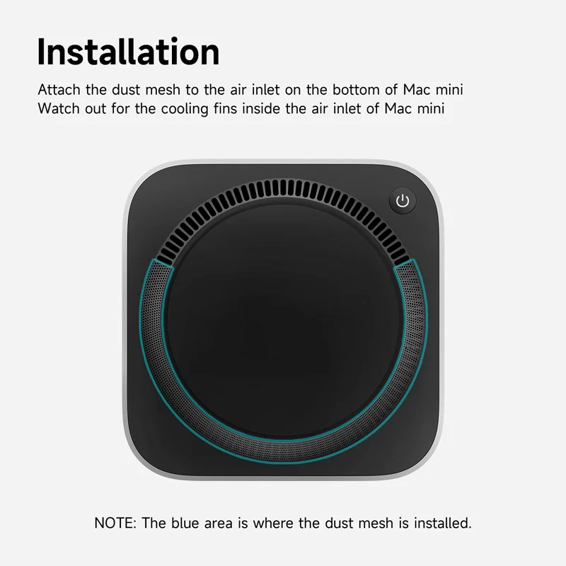 Hagibis Filtro Antipolvo Mac mini M4 / M4 Pro – Protección PVC - imagen 4