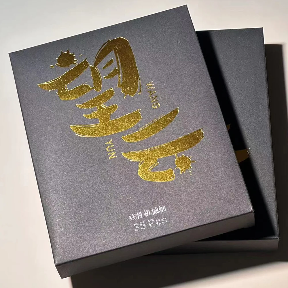 Keyverse WangYun interruptor lineal Wang Yun, Teclado mecánico para juegos, fábrica Lubed PA66, polímero POM como interruptor BCP, 55g - imagen 2