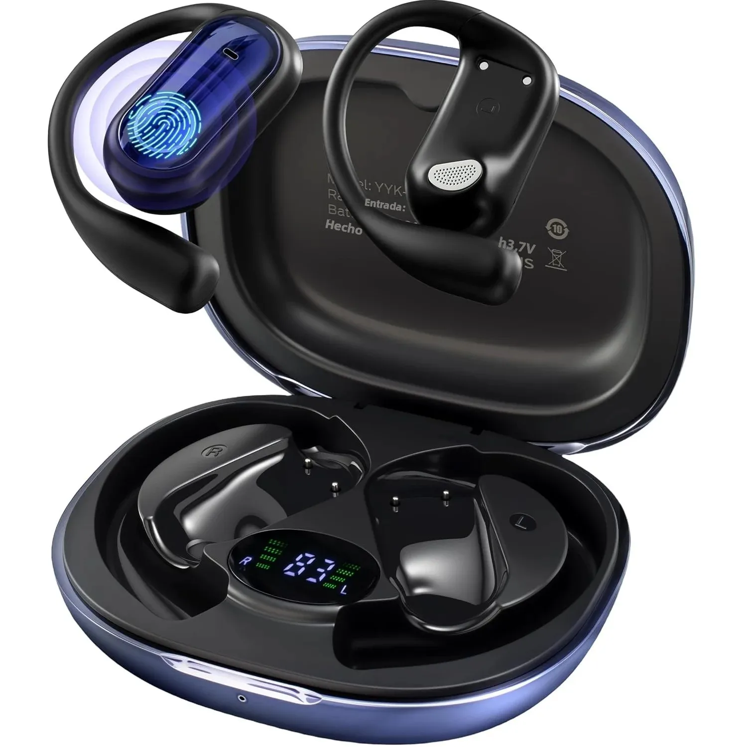 Auriculares TWS 3 en 1 con traductor AI, 144 idiomas, cancelación de ruido, Bluetooth 5,4, traductor instantáneo, voz inteligente en tiempo Real - imagen 2