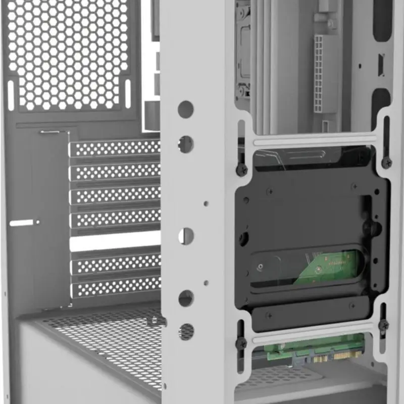 462E Soporte para disco duro con ventilador 12 SSD Soporte para disco duro 3,5 pulgadas extendido multicapa - imagen 2