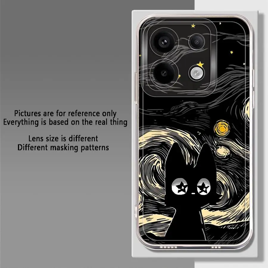 Funda de teléfono para Xiaomi Redmi A3x 14C 13C A1 A2+ A5 9C 12C 9A 10C funda suave Van Gogh Art - imagen 2