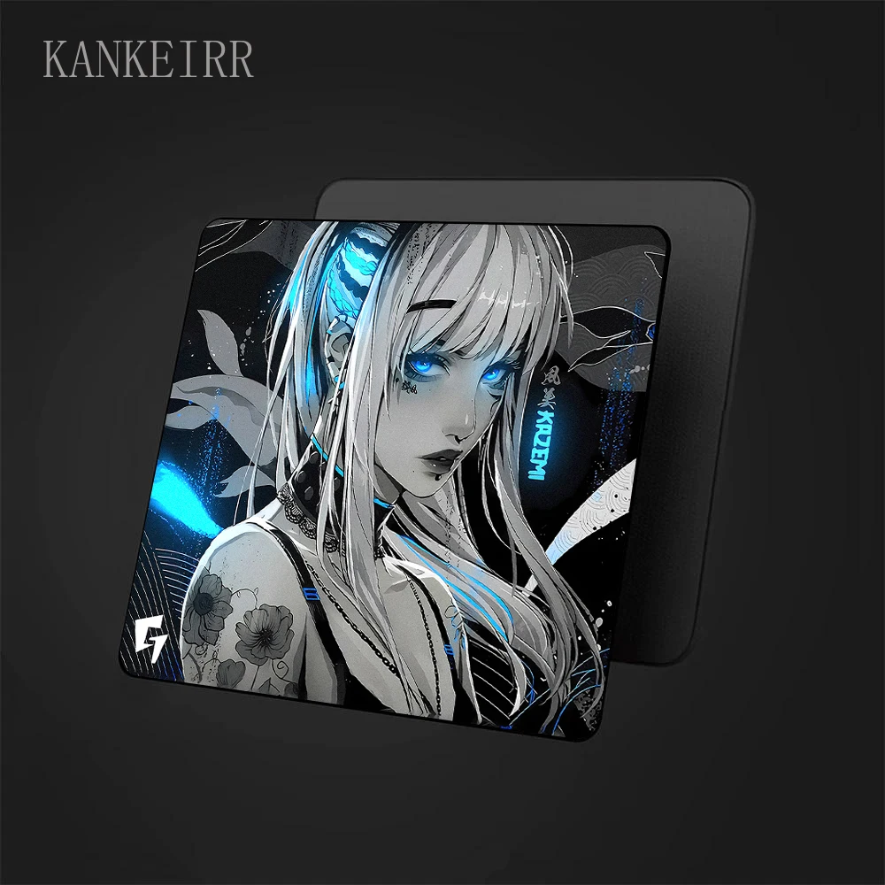 45x40CM Kazemi alfombrilla de ratón para juegos Gamer alfombrilla de ratón de ordenador equilibrio e-sports alfombrilla de ratón juego profesional antideslizante alfombrilla de escritorio para ordenador portátil XL - imagen 3