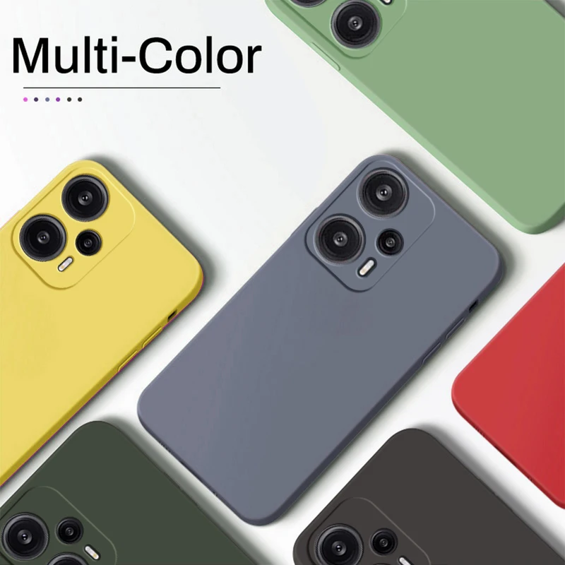 Funda Original de silicona líquida para teléfono, carcasa suave a prueba de golpes para Xiaomi Poco F5 F 5 Pro F5Pro PocoF5 - imagen 5
