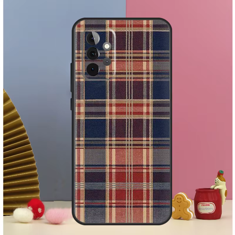 Funda a cuadros escoceses cálida para Samsung Galaxy A15 A35 A55 A54 A34 A14 A52 A32 A12 A13 A33 A53 A17 A16 A26 A36 A56 - imagen 5