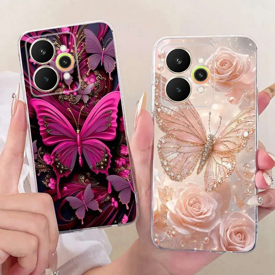 Funda de teléfono con estampado bonito 2025 para Realme 15 15Pro, fundas de silicona suave TPU para Realme15 15 Pro 5G, fundas traseras para parachoques - imagen 5
