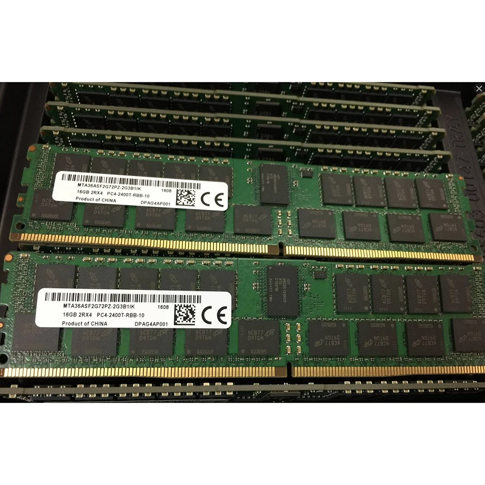 1 Uds 16G 16GB 2RX4 DDR4 2400 PC4-2400T-RB1 RAM MTA36ASF2G72PZ-2G3B memoria de servidor - imagen 3