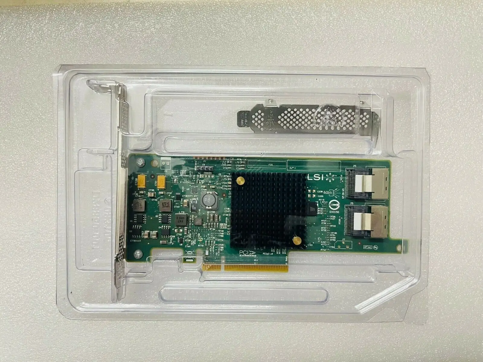 Tarjeta controladora RAID LSI 9207-8i 6Gbs SAS HBA P20 modo IT para tarjeta expansora RAID ZFS FreeNAS unRAID + Cable SATA 2*8087 - imagen 2