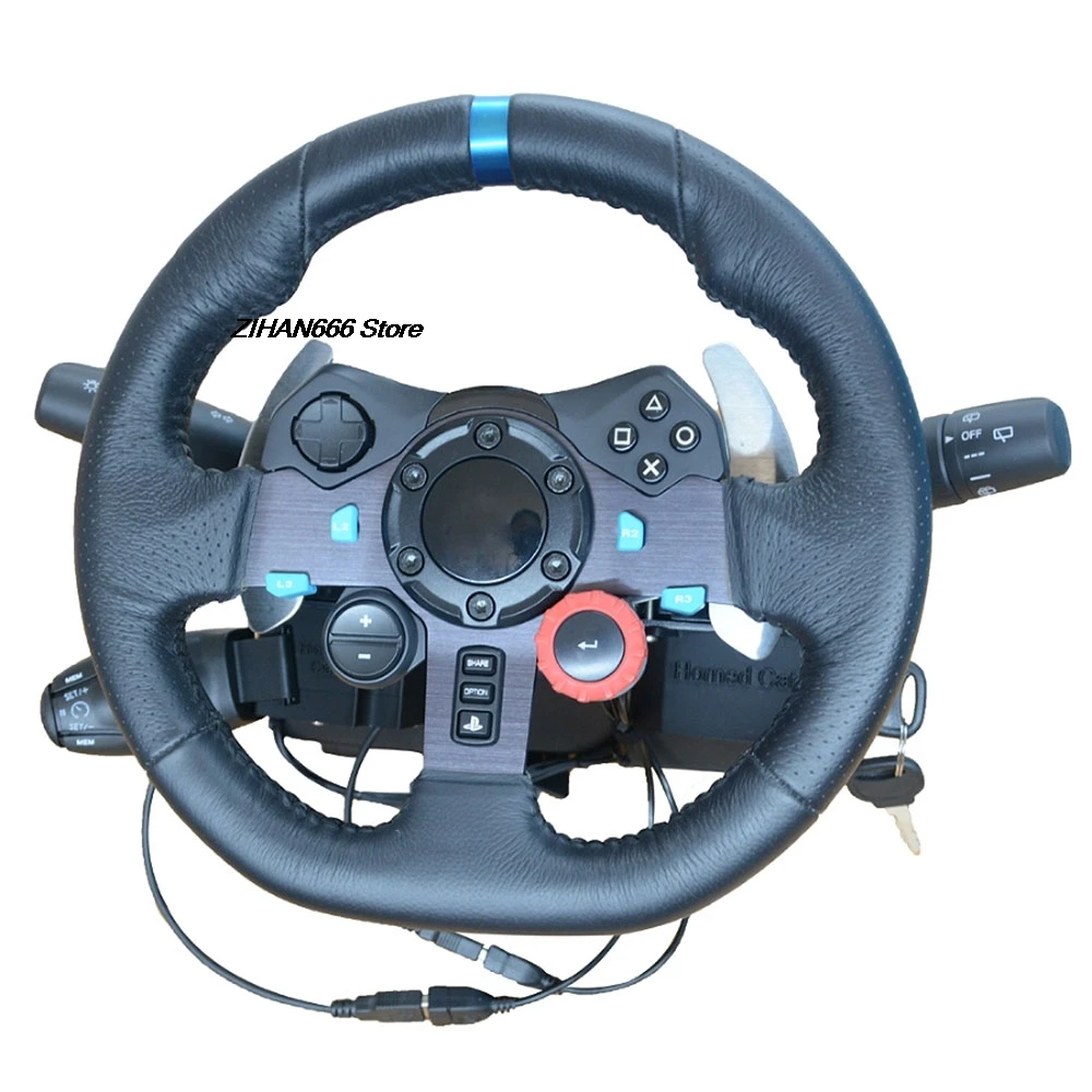 Limpiaparabrisas de señal de giro del volante, interruptor de encendido de control de crucero de rebote automático para Logitech G29 G27 G920 G923 - imagen 5