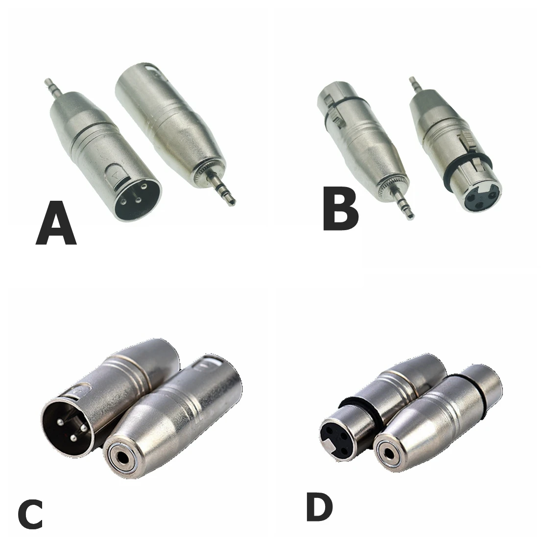 Adaptador XLR a jack 3,5mm para micrófono estéreo - imagen 4
