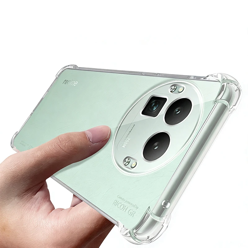 Esquinas reforzadas suave TPU protección de cámara cubierta trasera de la caja del teléfono para Realme GT8 Pro GT8Pro RMX5210