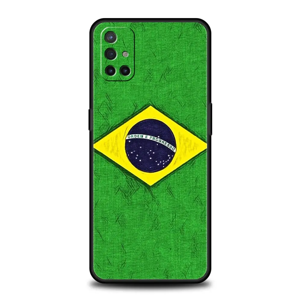 Funda de teléfono grande con bandera de Brasil para OnePlus 15 13 12 11 10 9 8 13T 10T 7T Pro 13R 12R 9RT 8T Nord 4 N200 2T CE 2 3 5G Lite - imagen 4