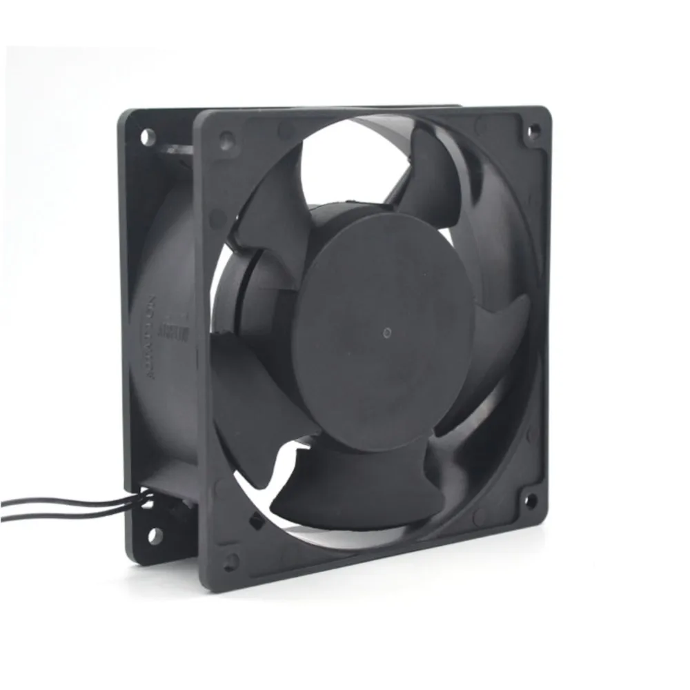 Ventilador de refrigeración para gabinete de CA, 120mm x 38mm, CA 110V, 115V, 220V, 230V, Motor EC, alto flujo de aire, 3500RPM, rodamiento de bolas doble, 12W - imagen 3