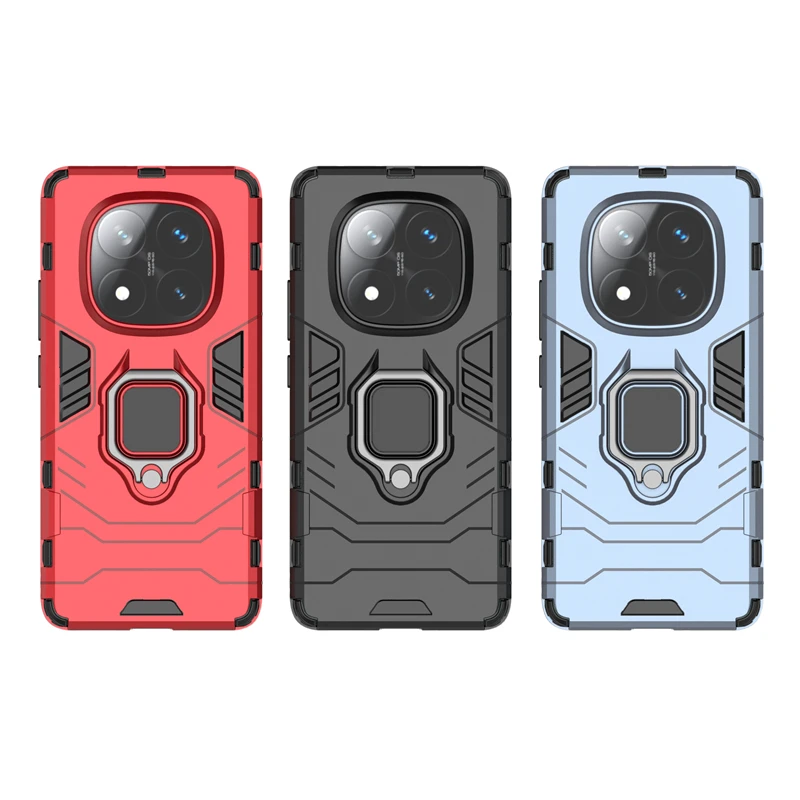 Para Xiaomi Redmi Note 14 Pro 5G funda Redmi Note 14 Pro 5G Capas anillo a prueba de golpes soporte magnético Fundas Redmi Note 14 5G - imagen 2