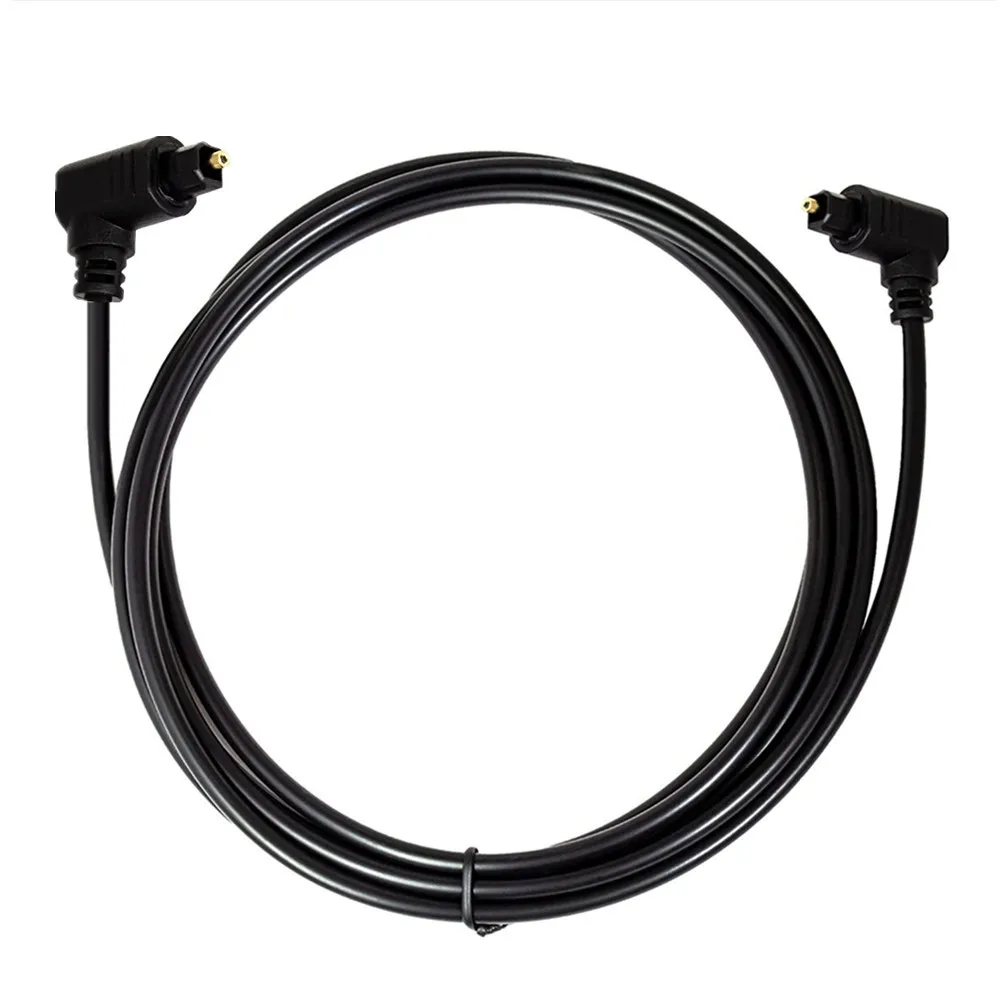 Cable Óptico TOSLINK 90° Doble Curva – Conexión Audio Digital - imagen 4