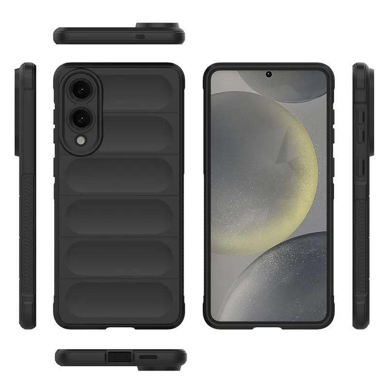 Para Samsung Galaxy S25 Edge funda para Samsung S21 S22 S23 S24 S25 Edge 5G funda de goma a prueba de golpes parachoques protector de silicona suave - imagen 2