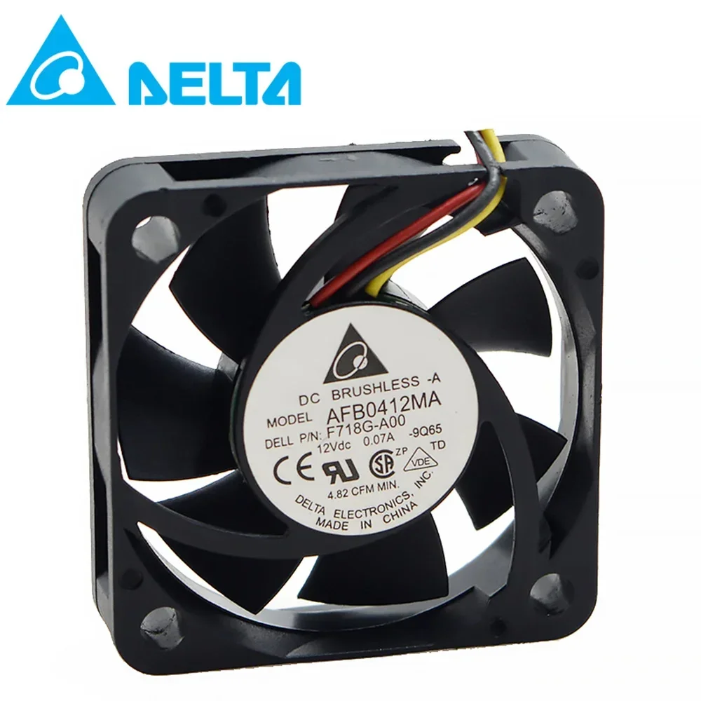 Para delta AFB0412MA 4cm 4010 40*40*10mm 12V 0.07A ventilador de refrigeración silencioso de doble bola F718G-A00