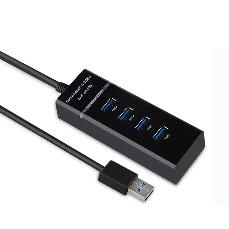 4 Ports 5gbps USB Haute Vitesse 3.0 Répartiteur de concentrateur Compatible USB3.0 Avec usb2.0 et 1.1 Soutien Andrews IPhone 6 7 Frais de Téléphone