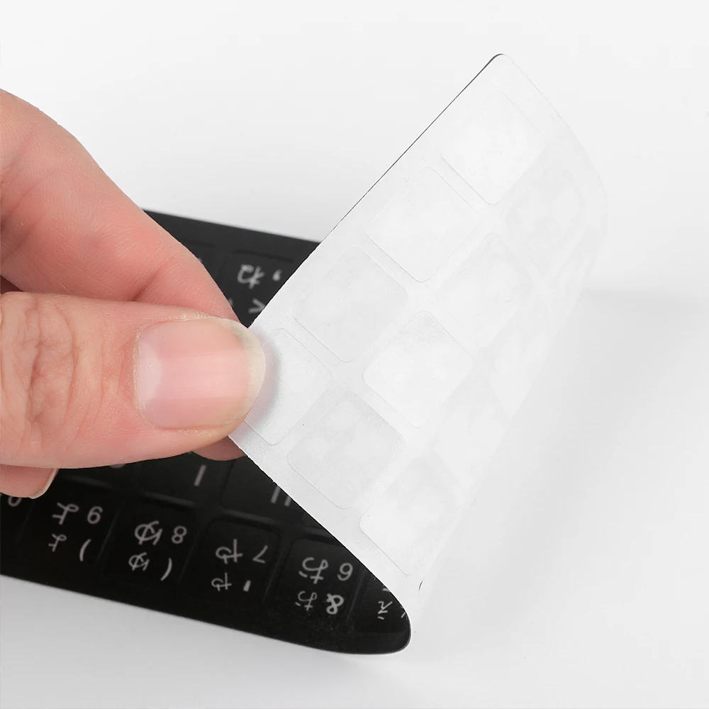 Pegatina de repuesto de letras de teclado inglés/coreano/español/italiano/idioma para ordenador portátil portátil de escritorio - imagen 4