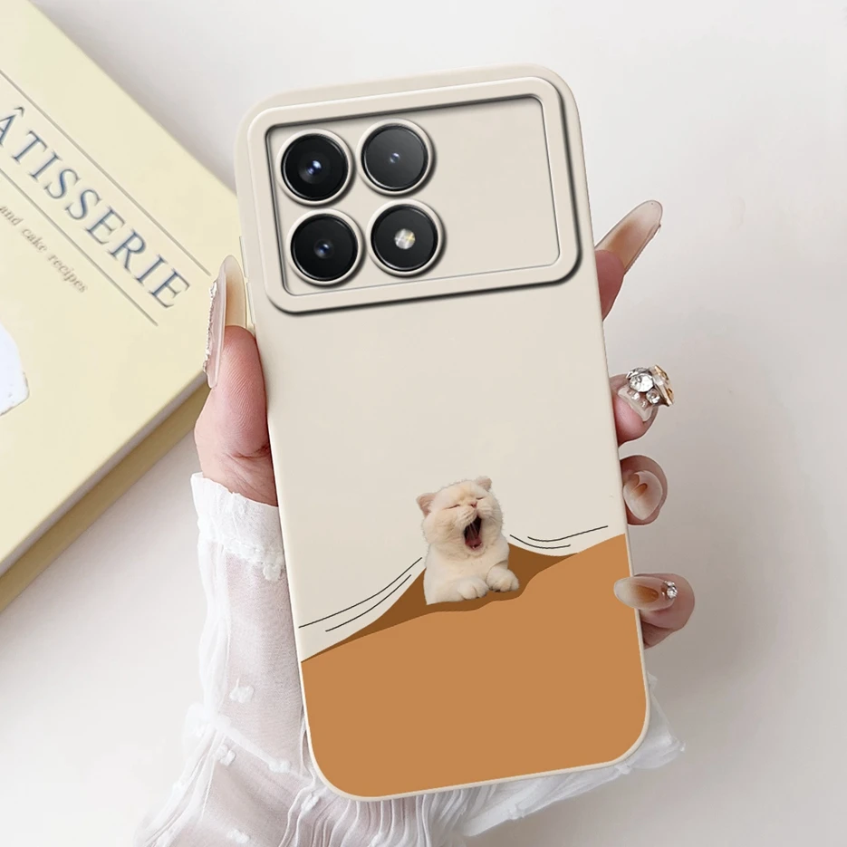 Para Xiaomi Poco X6 Pro 5G funda bonita funda de dibujos animados de Panda funda de teléfono de silicona suave para Xiaomi Poco X6 Neo PocoX6 Pro Fundas parachoques - imagen 3