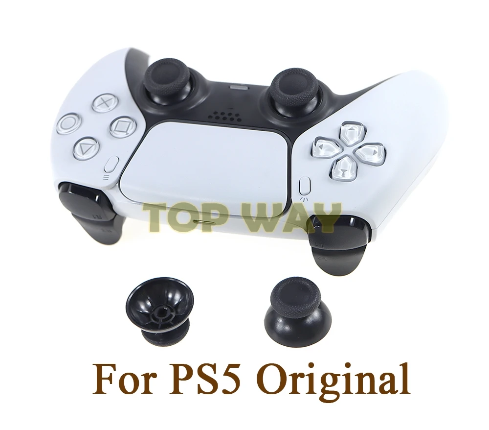 300 Uds tapa basculante de repuesto Original para PS5 cabeza de seta mango 3D llave de mango de Joystick negro - imagen 3