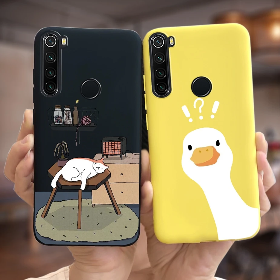 Para Xiaomi Redmi Note 8 2021 funda bonita de dibujos animados de moda funda de teléfono de silicona suave para Redmi Note 8 Pro 8Pro Note8 T 8T Shell - imagen 4