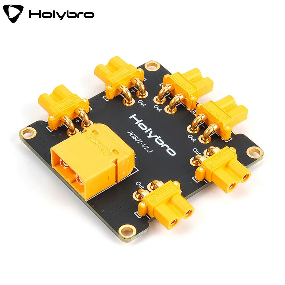 Holybro Placa de distribución de energía (PDB) XT30 presoldada para PM02 PM02D PM03 PM06 PM07 Módulo de alimentación X500 V2 FPV piezas de drones