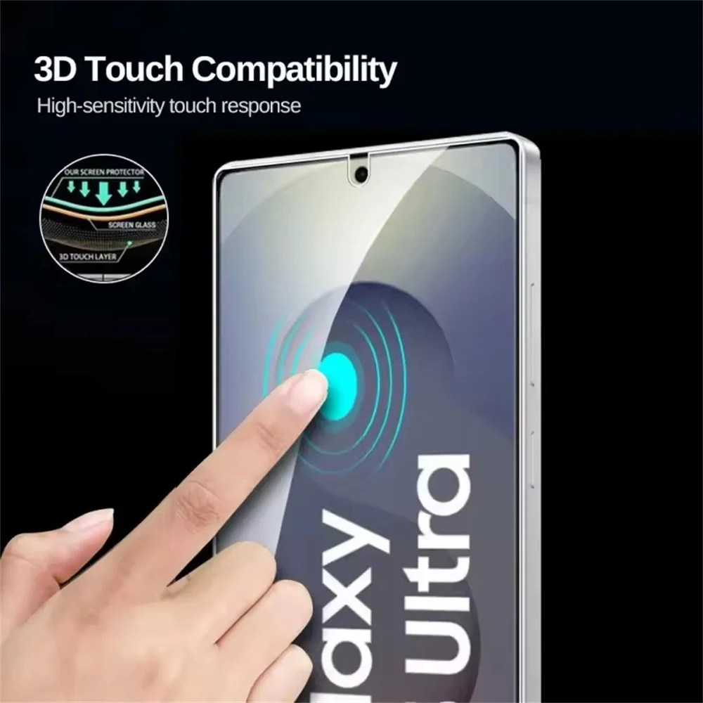 Protector de pantalla 6 en 1 para Samsung S25 S24 Ultra S23 FE S22 S21 S20 Plus, película de hidrogel suave para Samsung Note 20 Ultra, película de cámara - imagen 5