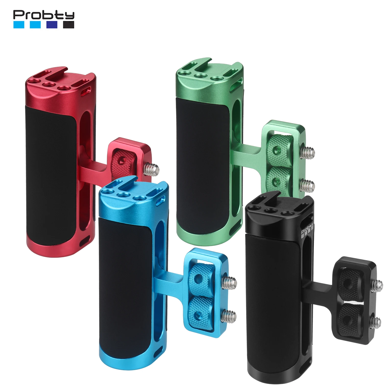 Mini mango lateral para agujeros roscados de 1/4 "-20, agarre de jaula de cámara portátil ligero para Sony para DSLR con zapata fría