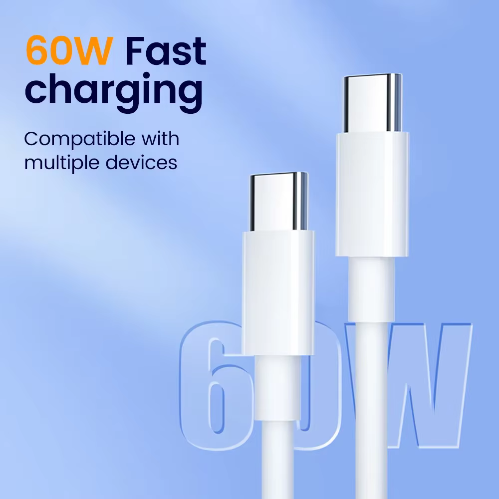 Cable de datos USB C tipo C portátil de 30cm, Cable de carga rápida para teléfono, Cable corto USB C para iPhone15, Huawei, Samsung, Xiaomi, Power Bank - imagen 5