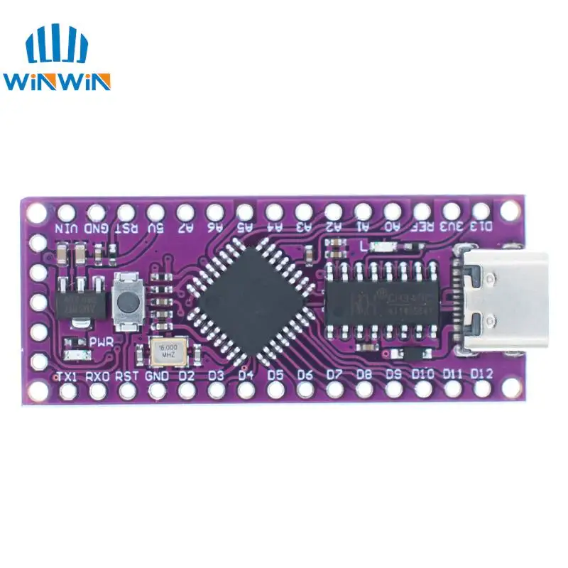 LGT8F328P-LQFP32 MiniEVB TYPE-C MICRO USB Compatible con ATMEGA328 Nano V3.0 LGT8F328P CH9340C / HT42B534-1 SOP16 para Arduino - imagen 3