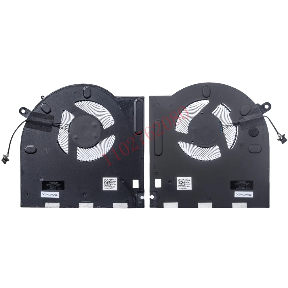 Nuevo ventilador de refrigeración para CPU + GPU de ordenador portátil para DELL M17 R3 R4 M17R4 FM7J FM7H CN-0CNV63 0H5TYJ CNV63 H5TYJ