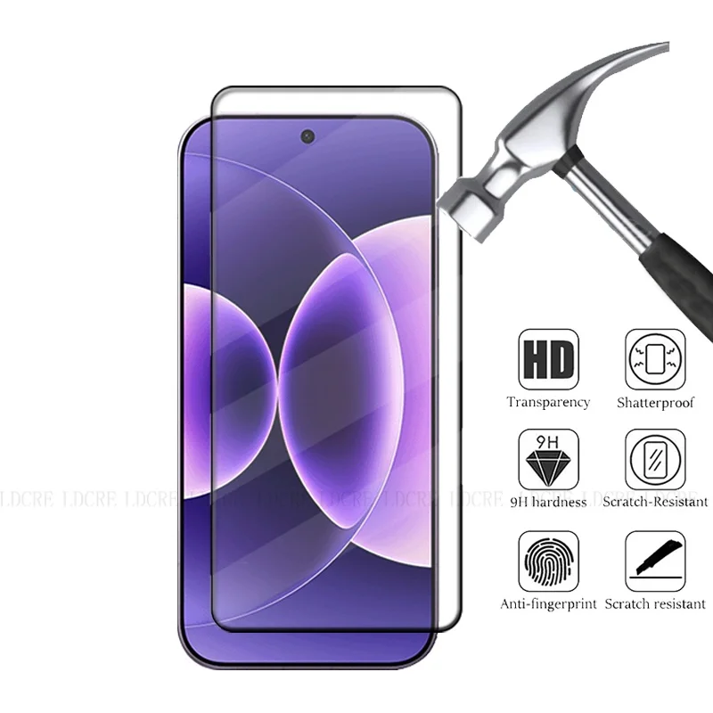 6 en 1 para Xiaomi 17 Pro Max vidrio para Xiaomi Mi 17 Pro vidrio templado 9H Protector de pantalla de cubierta completa para Xiaomi Mi 17 Len Glass - imagen 3