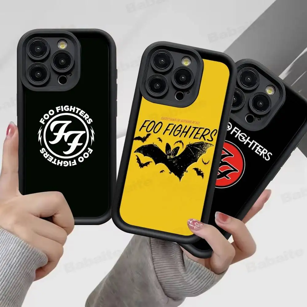 Funda de teléfono F-Foo F-Fighters, funda de silicona para iPhone 17 16 15 14 13 Pro Max, funda suave a prueba de golpes - imagen 3