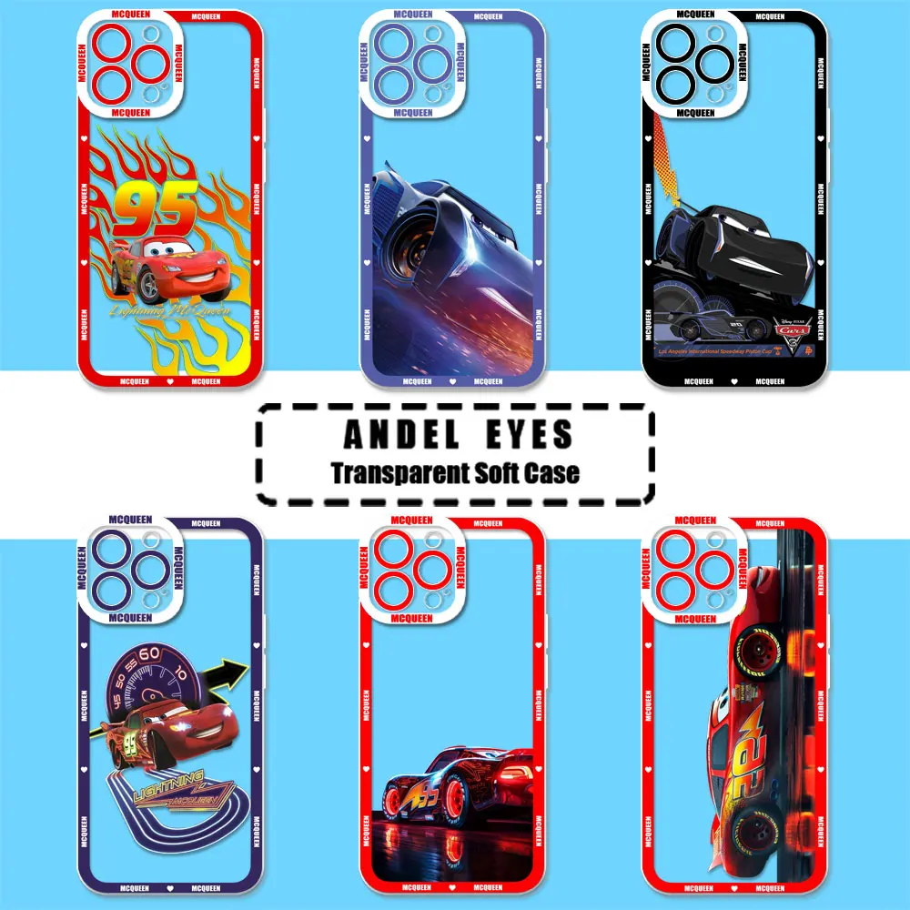 Funda para coches l-lightning m-mcqueen, para Realme, C67, C65, C63, C55, C53, C35, C33, C31, C30, C21Y, C21, C20, C15, C12, 12, 10, 9, 9I, 8I Pro Plus