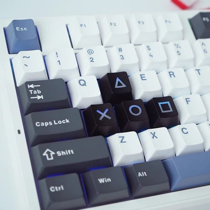 Teclas rojas y negras con flecha WASD, teclas retroiluminadas, teclas de perfil OEM para teclado mecánico para juegos Cherry MX Switch, teclas personalizadas - imagen 3