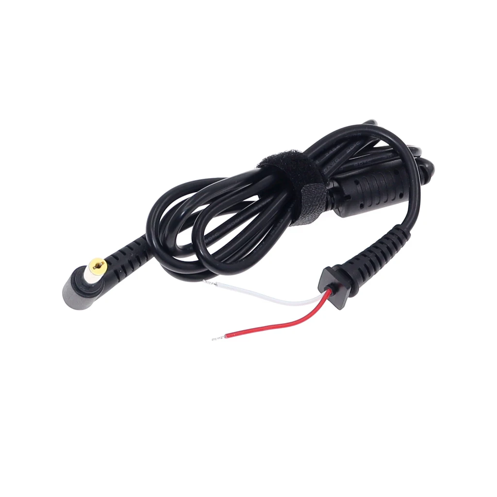 Conector de Cable de enchufe de cargador de corriente CC de 5,5x1,7mm, Cable de ángulo recto de 90 para adaptador de portátil/Notebook Acer - imagen 5