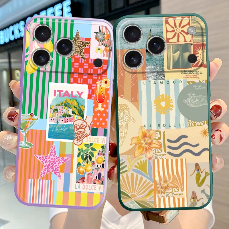 Funda blanda Marinc Life Crabs Lobsters para Apple iPhone 16 14 15 Plus 11 12 13 Pro Max XS 16e XR 7 8 17 Air - imagen 3