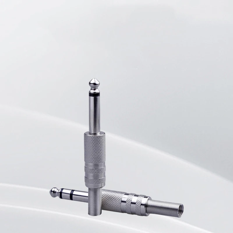 2/4/10 Uds Metal 3,5mm 2 anillos 3 polos conector Jack estéreo adaptador de conector de Audio Cable adaptador de soldadura cabeza de doble canal C5 - imagen 2