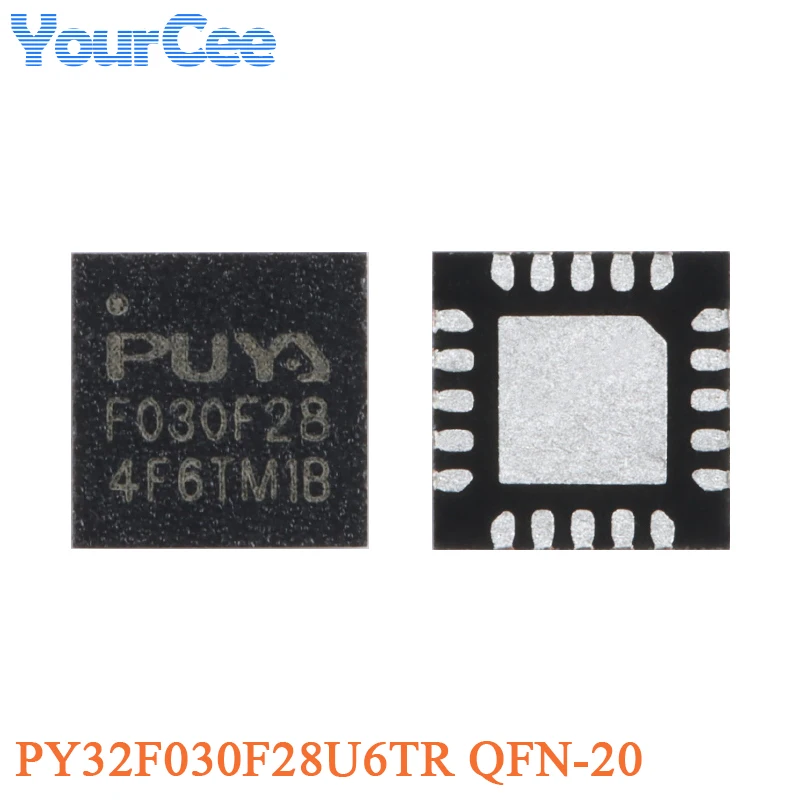 5 uds PY32F002BF15U6TR PY32F030K28U6TR PY32F002AA15M6TU PY32F002AF15P6TU PY32F002AL15S6TU PY32F002AW15S6TU PY32F002AW15U6TR MCU - imagen 3