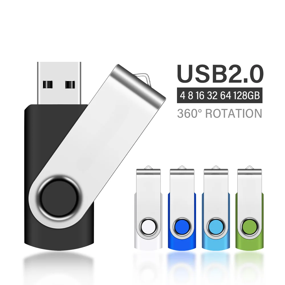 Nueva unidad Flash USB OTG 2,0 Pen Drive 128GB 64GB 32GB 16GB 8GB 4GB USB Stick 2,0 Pendrive para dispositivo - imagen 2