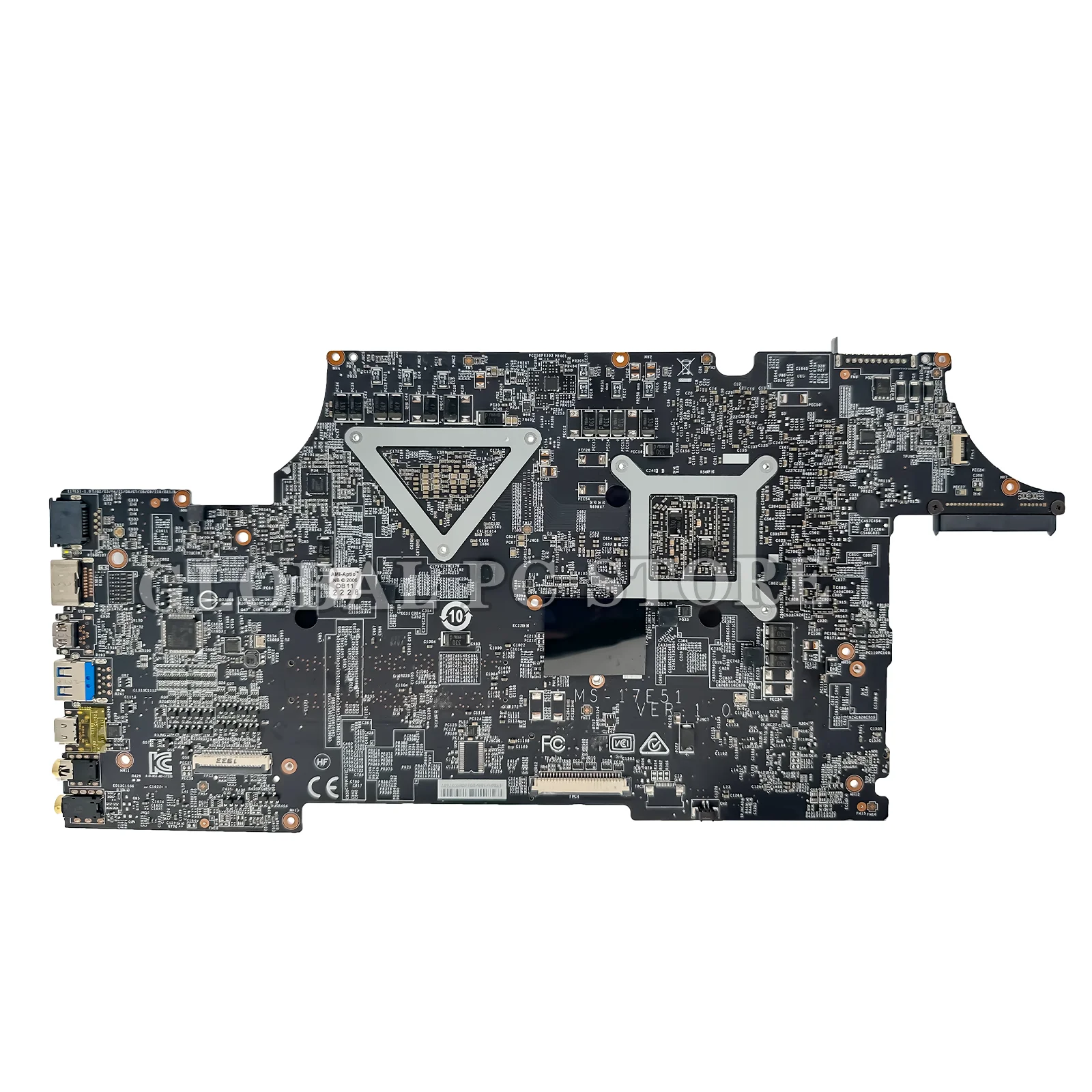 Placa base KEFU MS-17E51 para placa base de ordenador portátil MSI MS-17E5 i5 i7 9ta generación GTX1660Ti/V6G - imagen 2