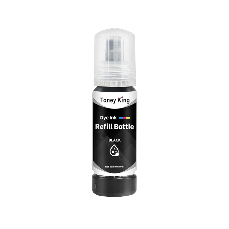 Toney King-recarga de tinta para impresora Epson EcoTank, recambio de tinta de 70ml, L3150, L3110, L3100, L3210, L3250, L1110, 5190, ET-2710, 102, 003, 5 uds. - imagen 4