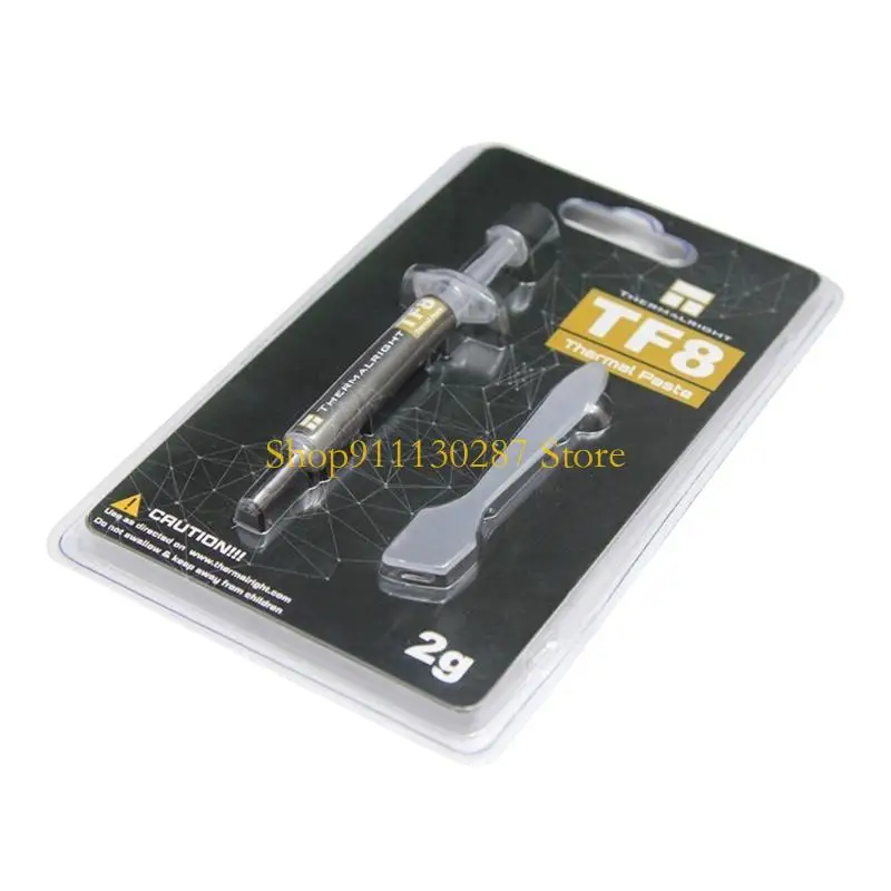 Pastas grasa conductoras térmicas silicona J1HC, compuesto térmico disipador térmico refrigeración TF8 2g/5,8g para - imagen 2