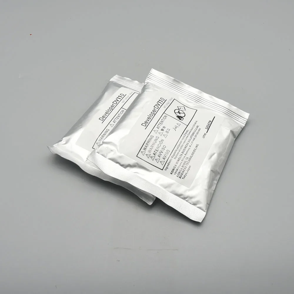 1 unidad nuevo desarrollador DV110 compatible para Konica Minolta Bh162 Bh180 Bh210 di152 di183 di250 di3510 7118 200 g/bolsa desarrollador negro - imagen 3