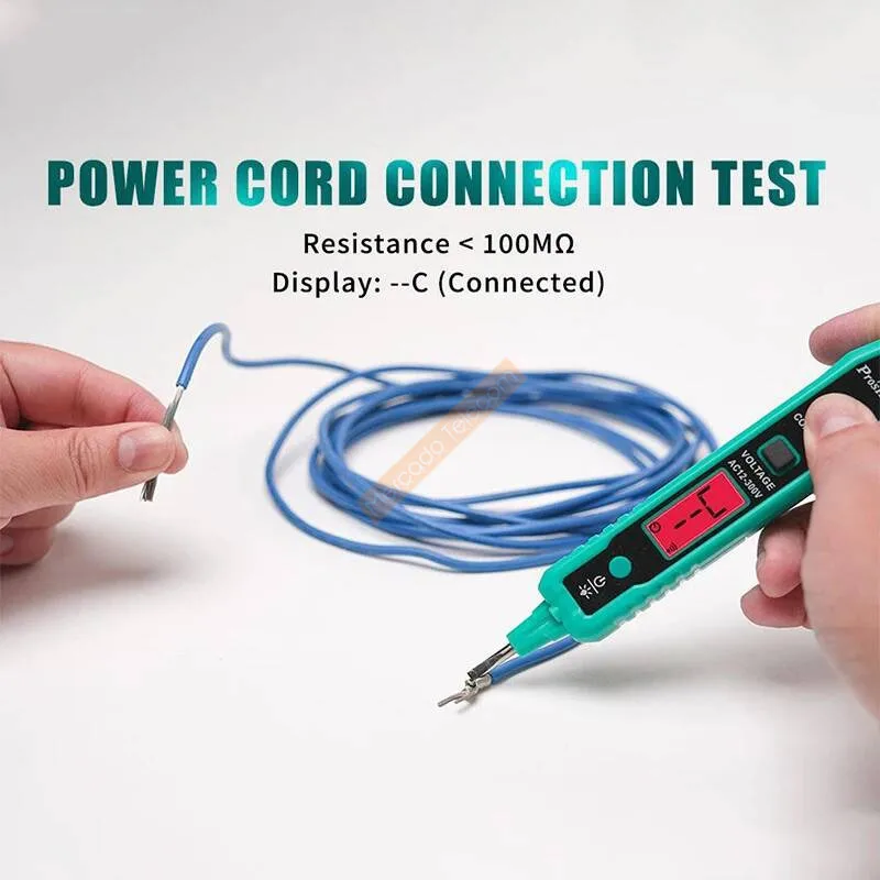 Bolígrafo con pantalla Digital Pro'skit NT-320 para electricistas para medir desconexión y prueba de inducción inteligente multifunción - imagen 3