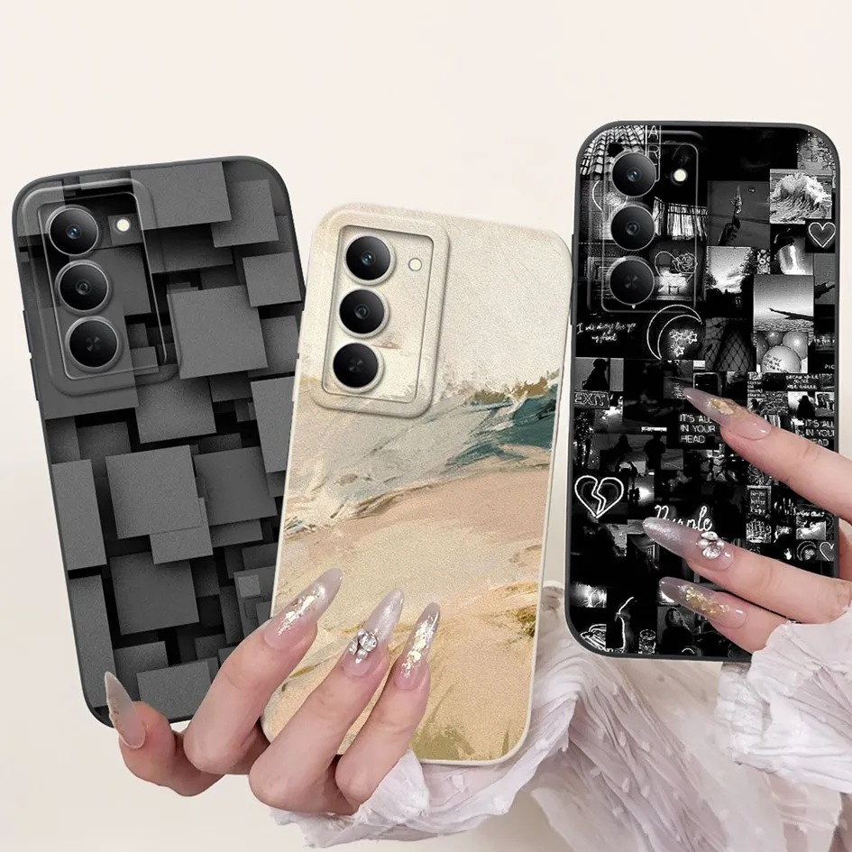 For Realme 14x 5G Case Lovely Graffiti Butterfly Camera Protection Fundas Soft Silicone Cover For Realme14X 5G Shockproof Bumper - imagen 3