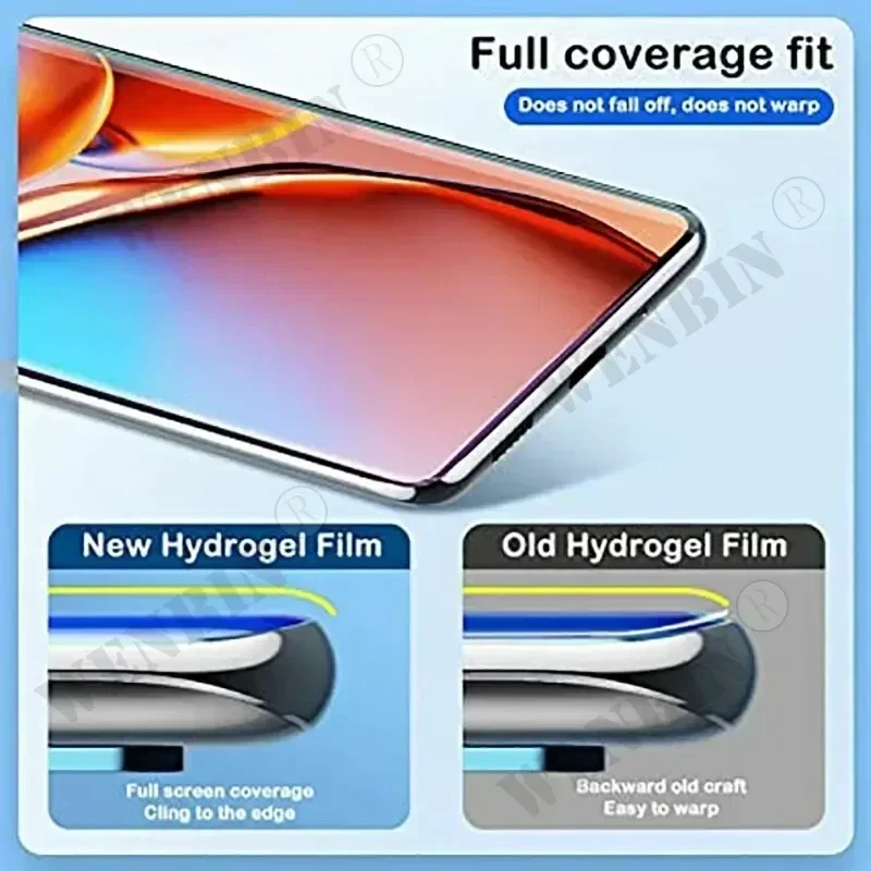 Película de hidrogel de cubierta completa para ITEL Zeno 20 10 A90 Super S26 Ultra S25 Ultra Protector de pantalla de cubierta completa, 5 uds. - imagen 5