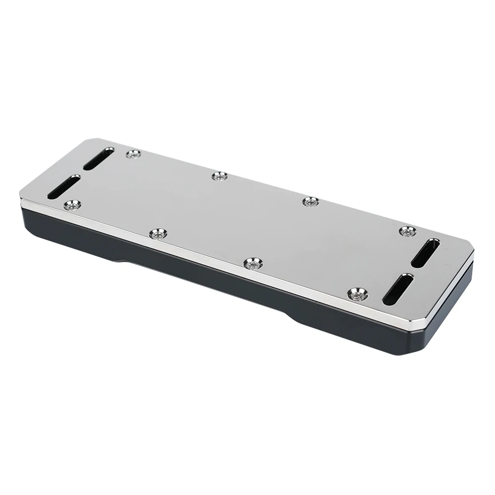 IceManCooler bloque de agua con memoria de cuatro canales negro (sin armadura) para refrigeración por agua RAM, POM/cobre con almohadilla térmica - imagen 4