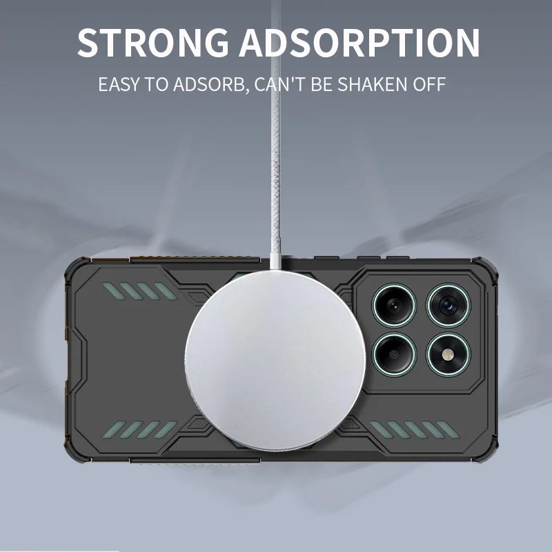 Funda protectora de lente con disipación de calor para Motorola Edge 60 Neo Edge 60 Pro, cubierta de fusión, Fundas de carga inalámbrica magnéticas - imagen 5